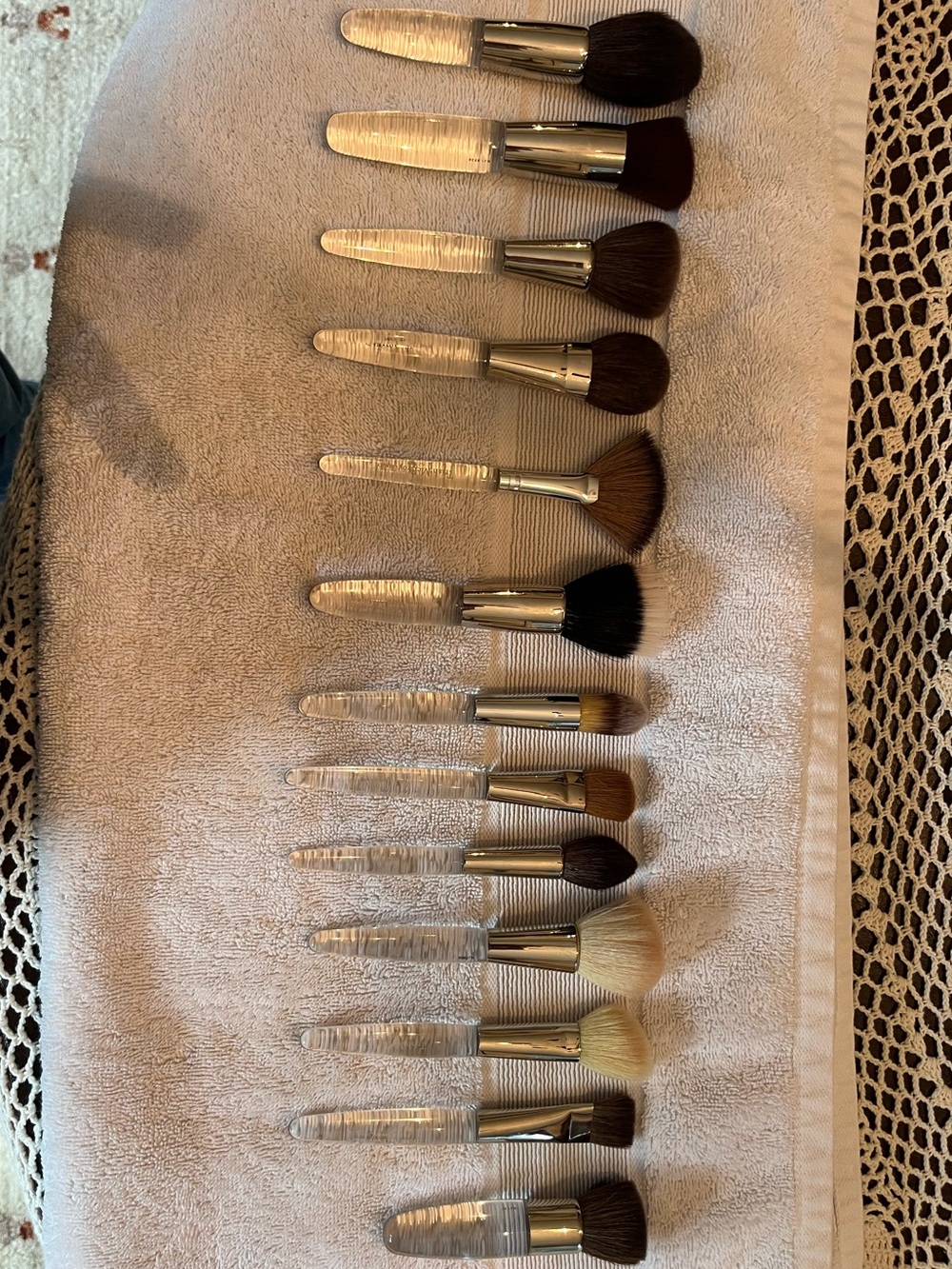 Trish Mcevoy Face Brushes 14 piece set in great condition